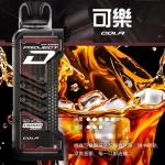 一次性電子煙 ZGAR Project D 冰熊卡帶｜約15000口｜磁吸快拆｜700mAh可充電｜口味-可樂